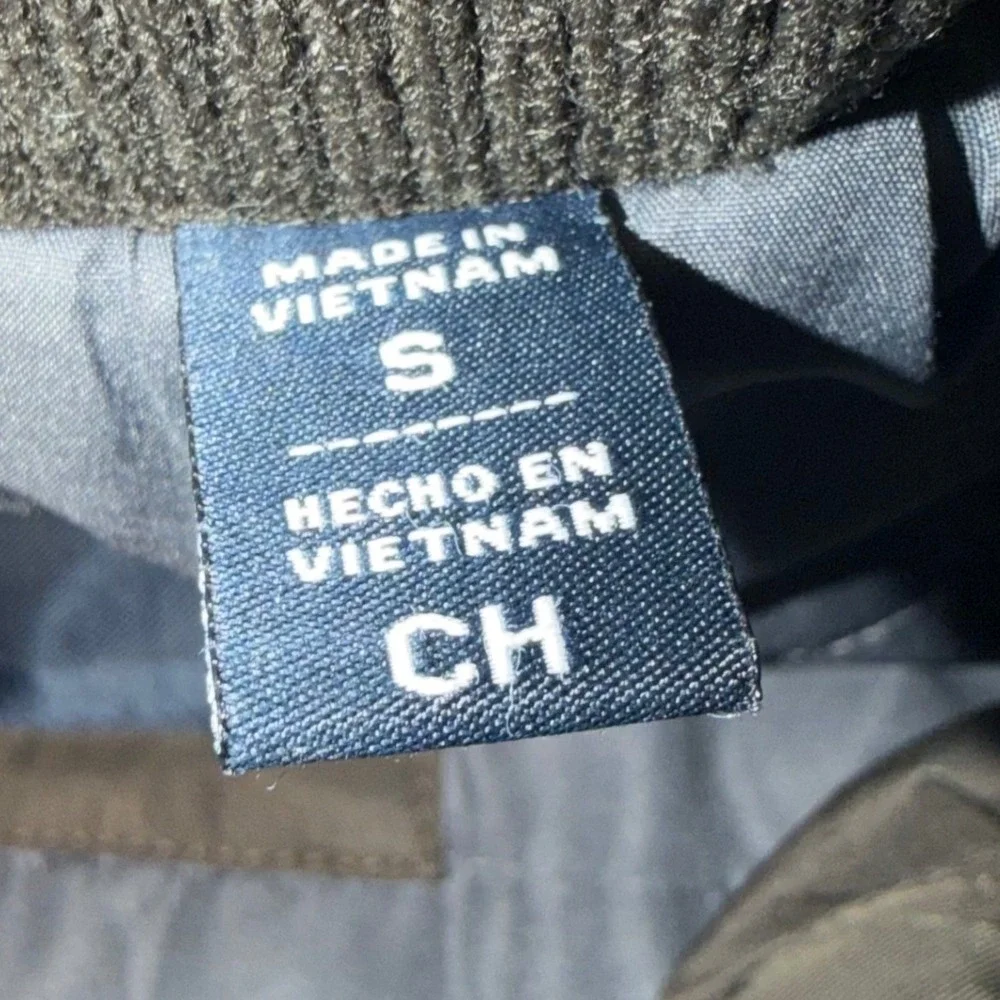 Tommy Hilfiger Mens Full Zip Bomber‎ Jacket Hidden Hood Small